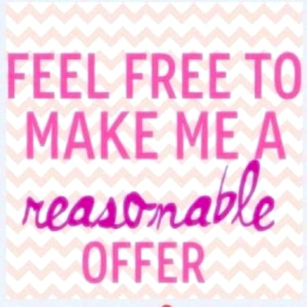 I’m open to offers!